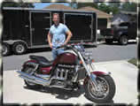 got my Triumph Rocket Transported